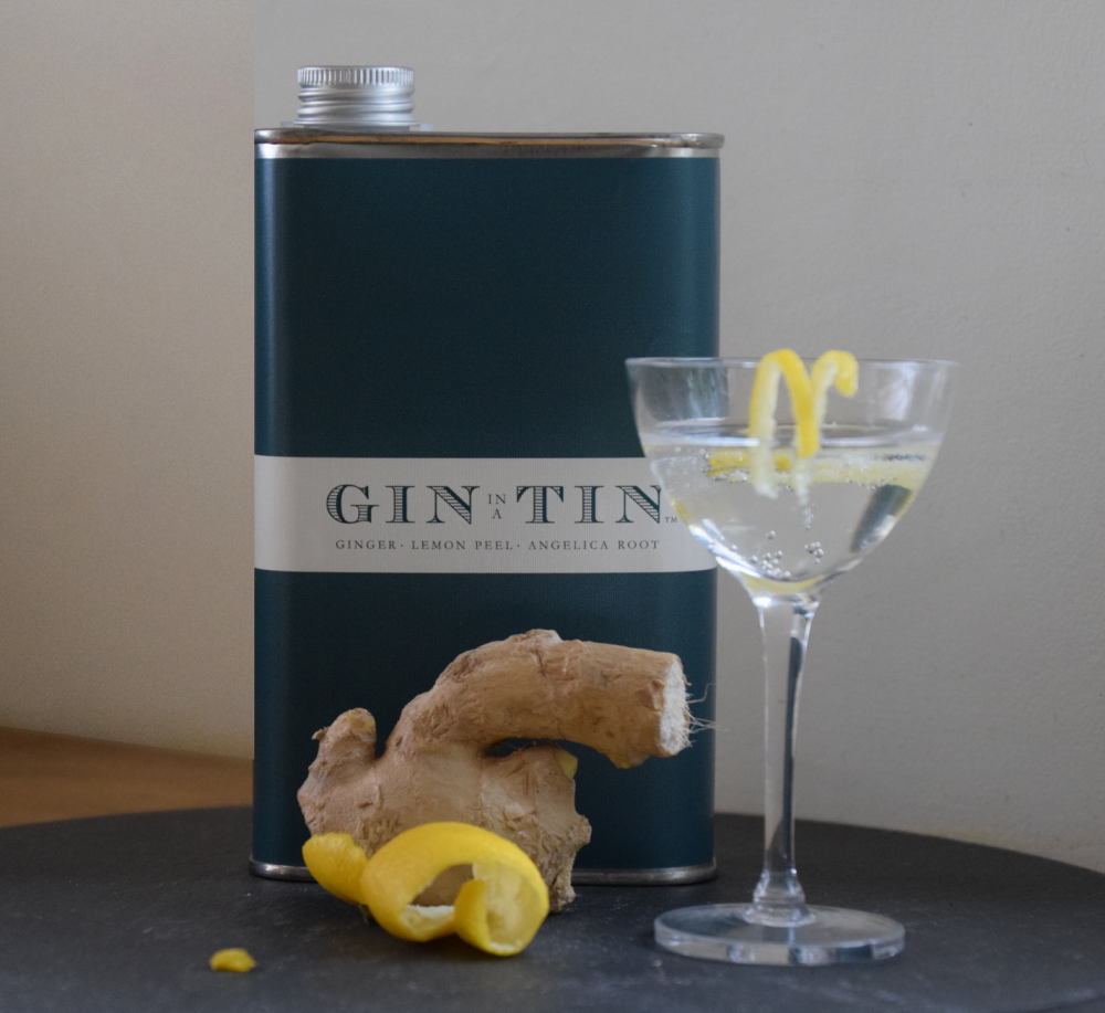 Gin In A Tin - Blend No.13 - ginger, lemon peel and angelica root