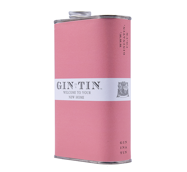 Personalised Pink Tin of gin