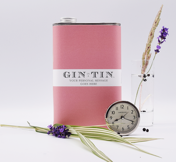 Gin In A Tin - Personalised Pink Tin of gin