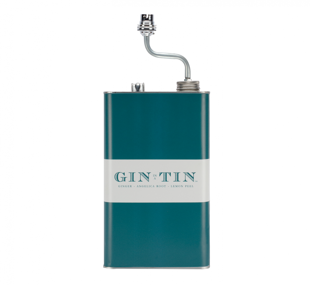 Gin In A Tin - Gloria The Gin Tin Lamp Base No.13