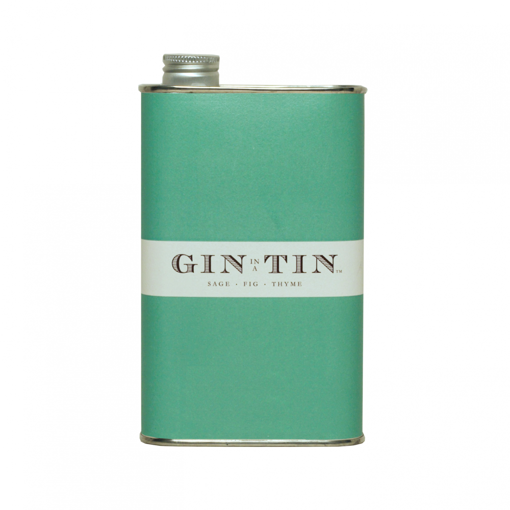 Gin In A Tin - Fig, Sage and Thyme gin in a green tin - Gin No.17