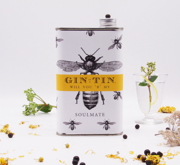 Gin In A Tin - A Personalised Bee Tin of Gin