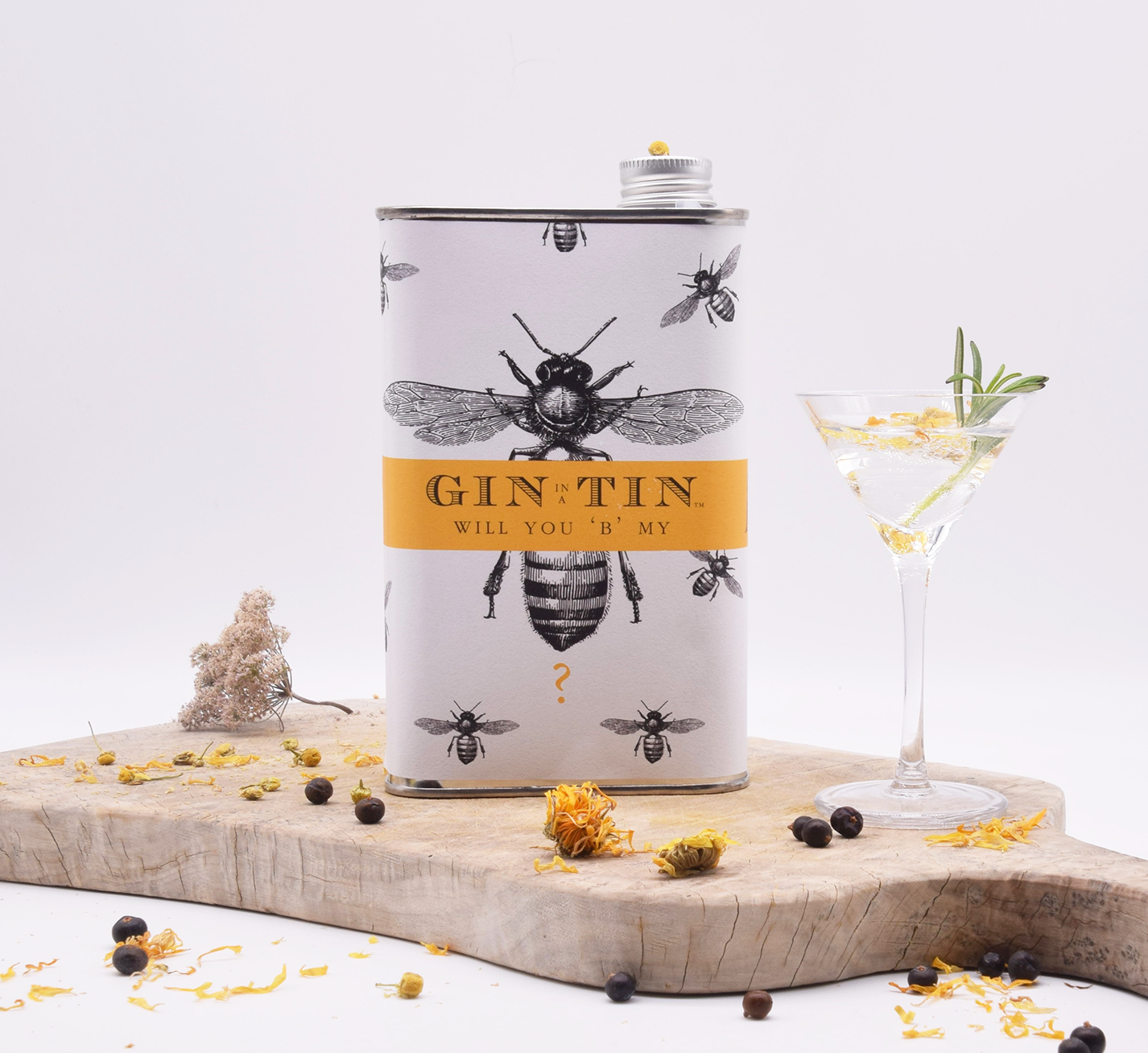 Gin In A Tin - Bee Tin of Gin