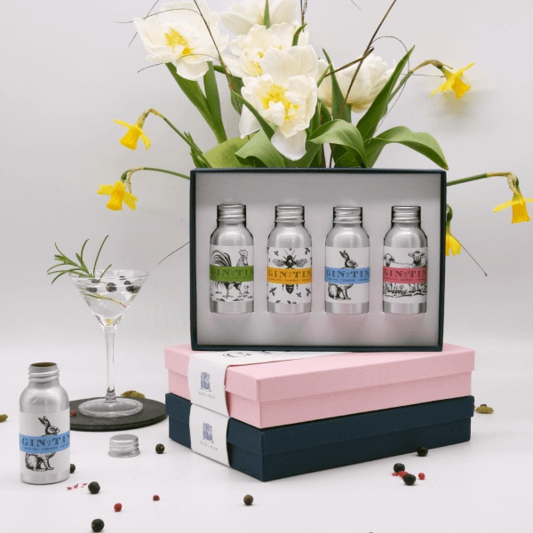 Gin In A Tin - Animal theme Gift Set