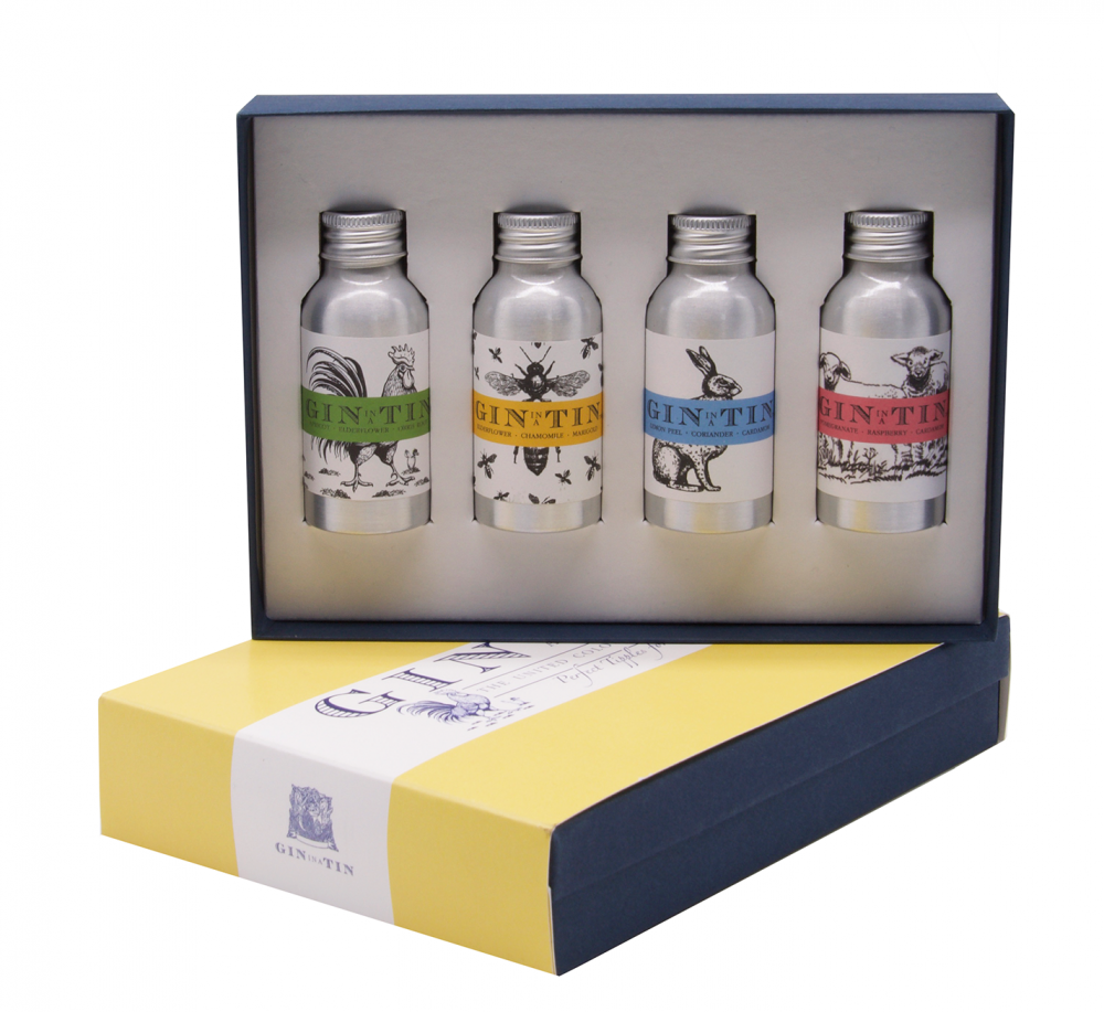 Gin In A Tin - The Perfect Easter Tipple Box Set Open