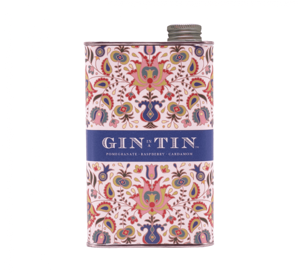 Gin In A Tin - Flower Tin Design