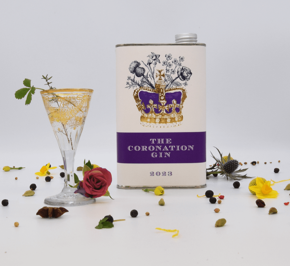 The Coronation Gin | Gin In A Tin & Historic Royal Palaces | Official Image